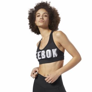 Reebok Hero Racernd Read Bh Damen - Schwarz - DE 194-UPT